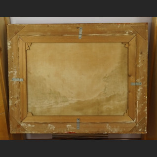 Pejzaż górski obraz olejny stary 