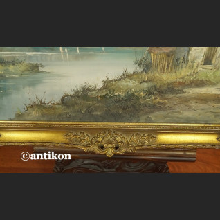 Olej na płótnie włoski pejzaż górski Olej na płótnie włoski pejzaż górski