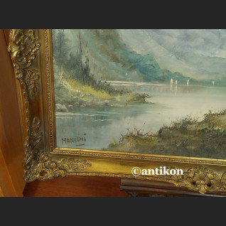 Olej na płótnie włoski pejzaż górski Olej na płótnie włoski pejzaż górski