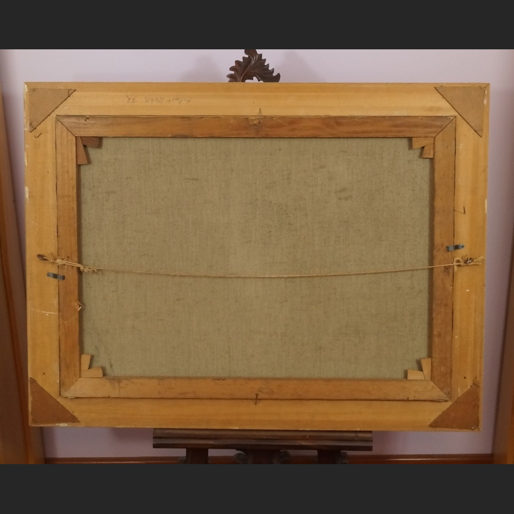 Obraz olejny Wrzosowisko olej do wiejskiego dworku Obraz olejny Wrzosowisko olej do wiejskiego dworku