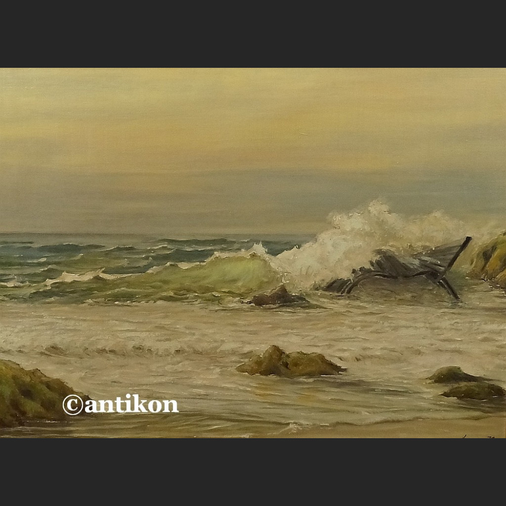 Obraz olejny Morze wzburzone piękne malarstwo Obraz olejny Morze wzburzone piękne malarstwo