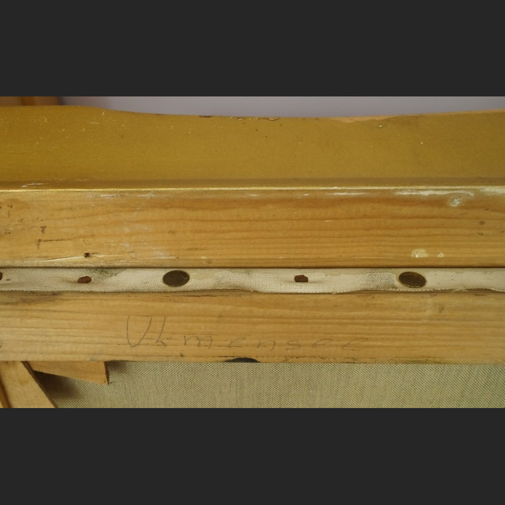 Pejzaż górski obraz olejny z chatą 