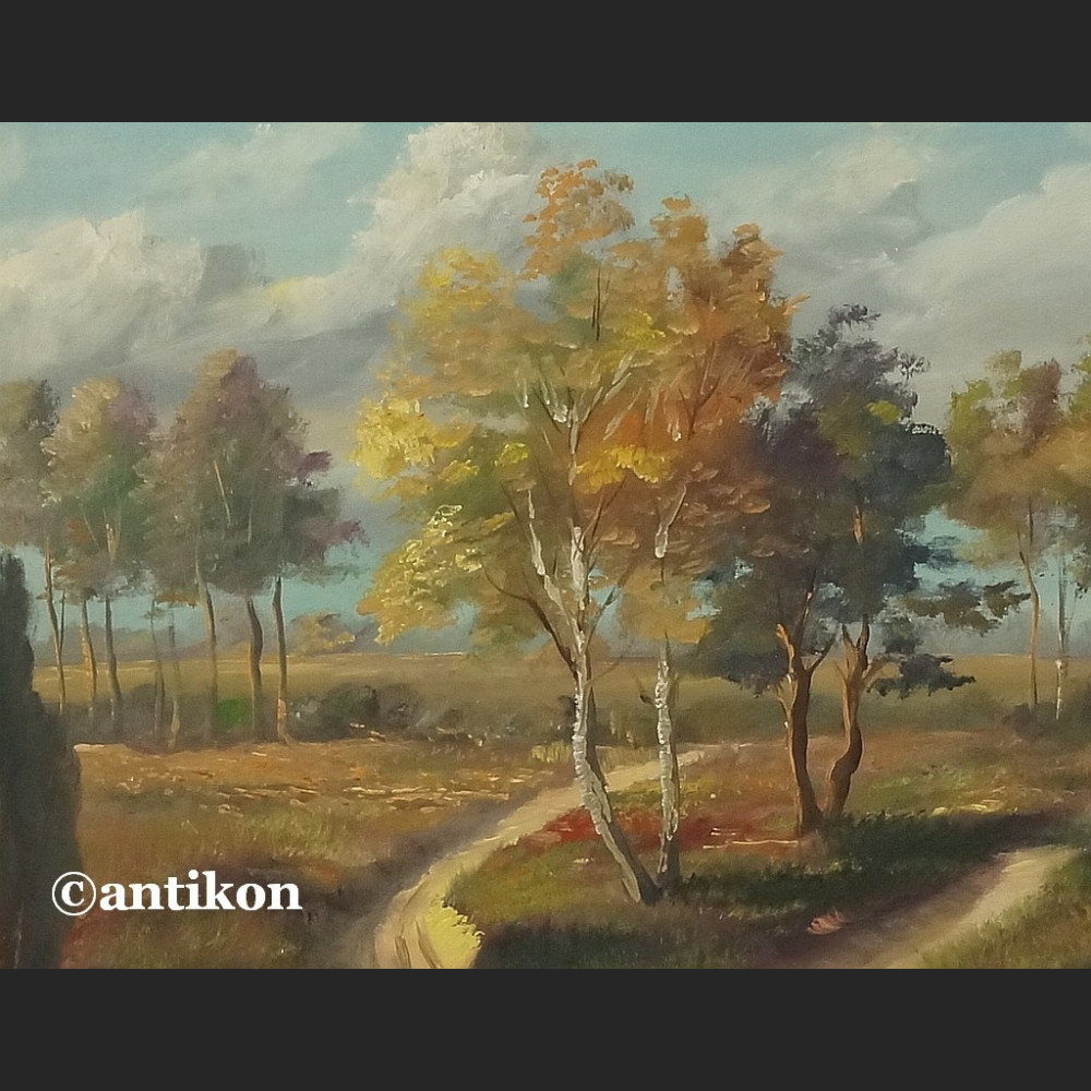 Pejzaż  do salonu impresja z brzozami