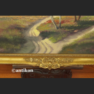 Pejzaż  do salonu impresja z brzozami