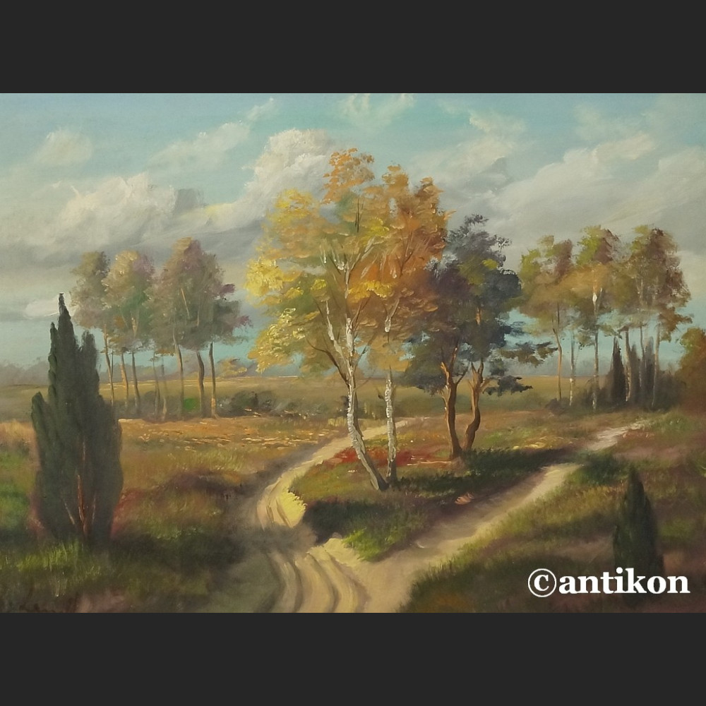 Pejzaż  do salonu impresja z brzozami