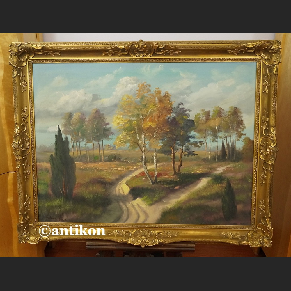 Pejzaż  do salonu impresja z brzozami