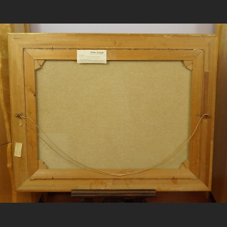 Malarstwo aukcyjne stary obraz młyn wodny