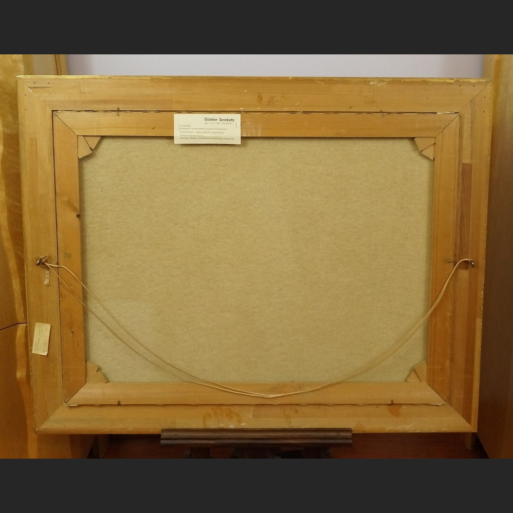 Malarstwo aukcyjne stary obraz młyn wodny