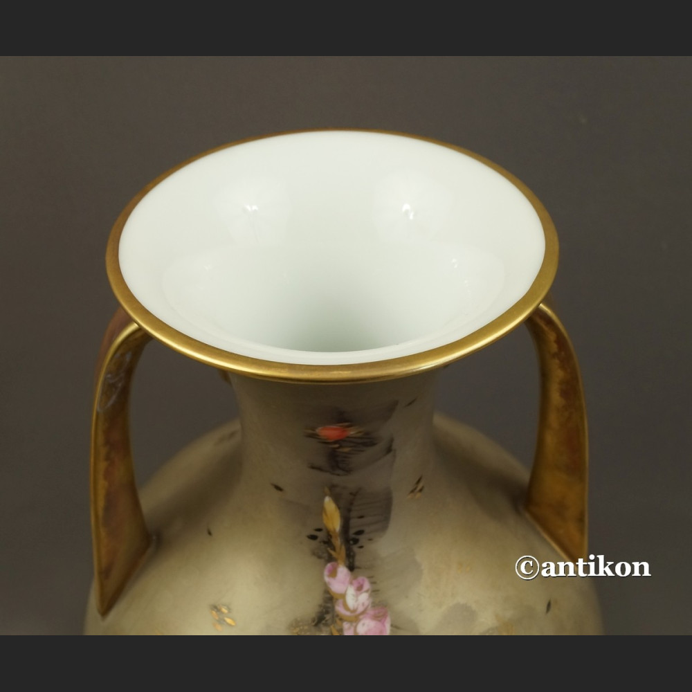 Wazon Rosenthal ręcznie malowany cudowny 