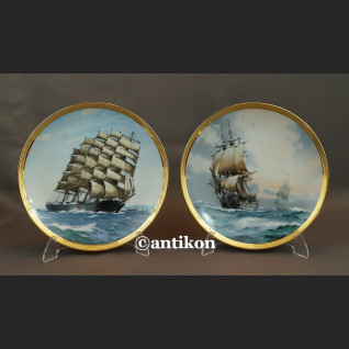 Żaglowce talerze Franklin Mint cała kolekcja z certyfikatem Żaglowce talerze Franklin Mint cała kolekcja z certyfikatem