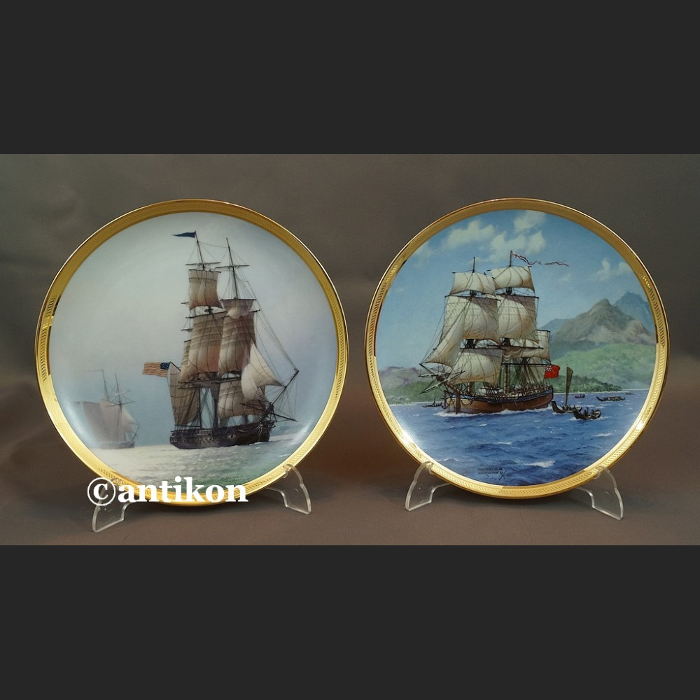 Żaglowce talerze Franklin Mint cała kolekcja z certyfikatem Żaglowce talerze Franklin Mint cała kolekcja z certyfikatem