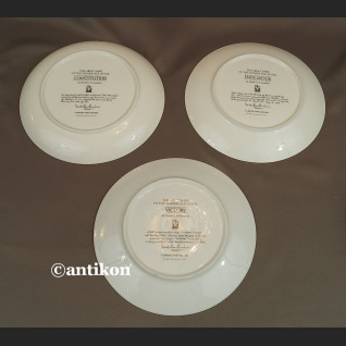 Żaglowce talerze Franklin Mint cała kolekcja z certyfikatem Żaglowce talerze Franklin Mint cała kolekcja z certyfikatem