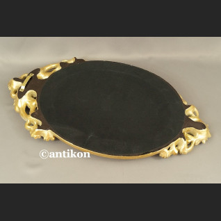 Lustro w biało złotej ramie w stylu francuskim Lustro w biało złotej ramie w stylu francuskim