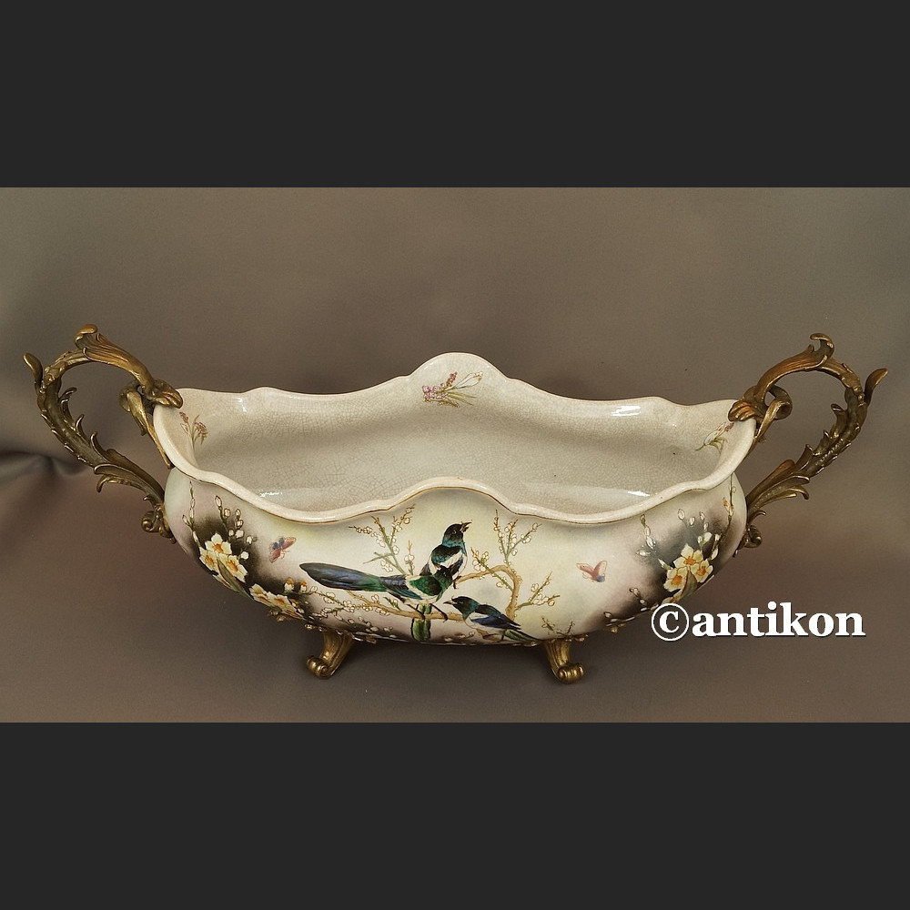 Patera porcelanowa piękna z ptakami  Patera porcelanowa piękna z ptakami