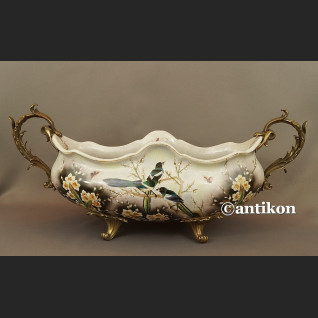 Patera porcelanowa piękna z ptakami  Patera porcelanowa piękna z ptakami