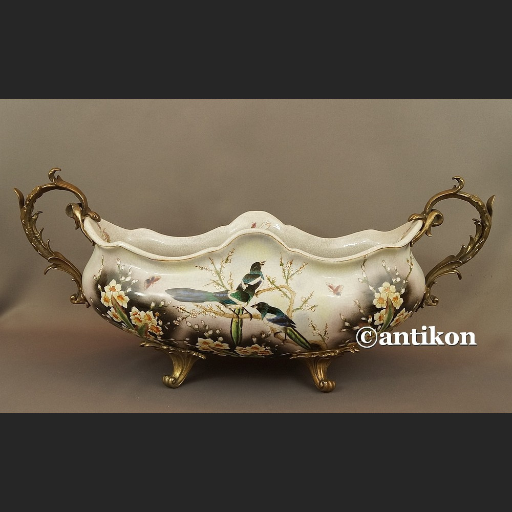 Patera porcelanowa piękna z ptakami  Patera porcelanowa piękna z ptakami