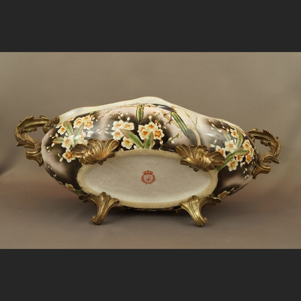 Patera porcelanowa piękna z ptakami  Patera porcelanowa piękna z ptakami