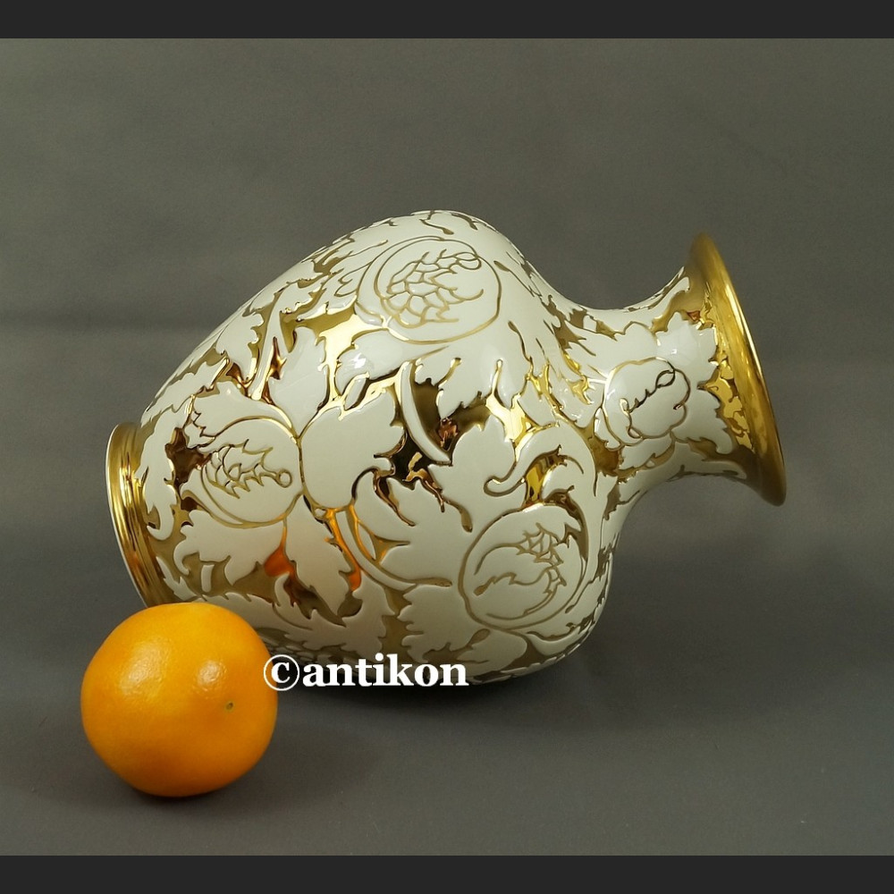 Wazon Rosenthal biało złoty antyczna porcelana Wazon Rosenthal biało złoty antyczna porcelana