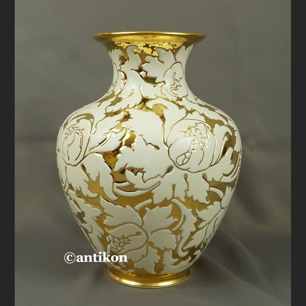 Wazon Rosenthal biało złoty antyczna porcelana Wazon Rosenthal biało złoty antyczna porcelana