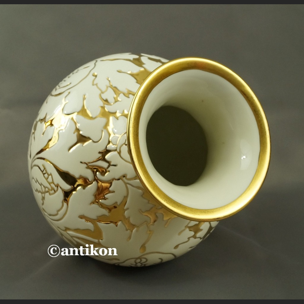 Wazon Rosenthal biało złoty antyczna porcelana Wazon Rosenthal biało złoty antyczna porcelana