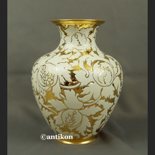 Wazon Rosenthal biało złoty antyczna porcelana 