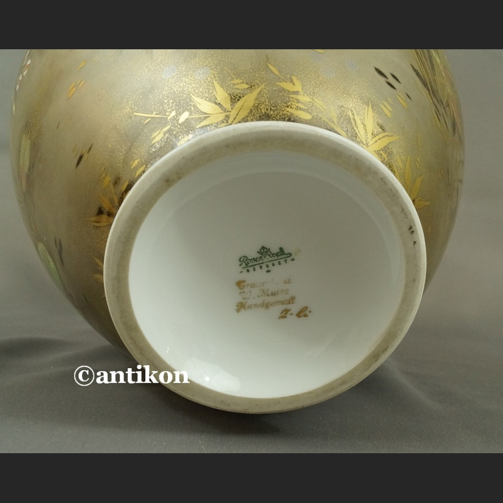 Wazon Rosenthal duży ręcznie malowany Wazon Rosenthal duży ręcznie malowany