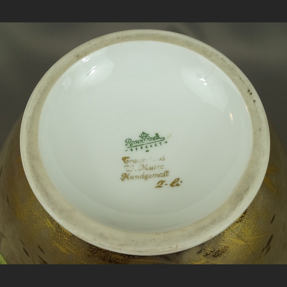 Wazon Rosenthal duży ręcznie malowany Wazon Rosenthal duży ręcznie malowany