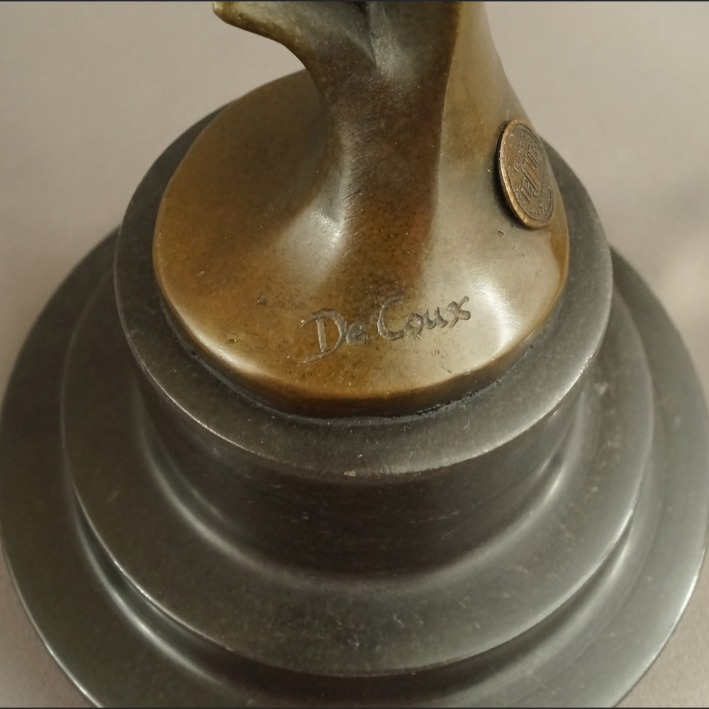 Art deco Rzeźba z brązu orzeł