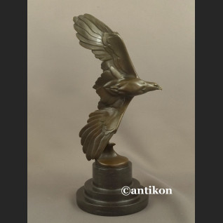 Art deco Rzeźba z brązu orzeł