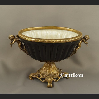 Czarna patera porcelanowa duża stylowa
