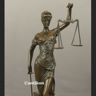 Temida rzeźba symbol sprawiedliwości brąz prezent dla prawnika 