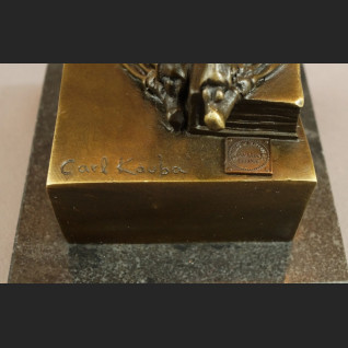 Kościotrup rzeźba stojący myśliciel być albo nie być Kościotrup rzeźba stojący myśliciel być albo nie być