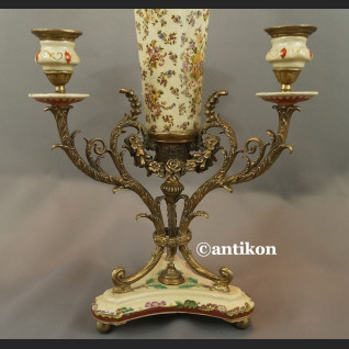 Wazon ze świecznikami ozdoba środka stołu unikat Wazon ze świecznikami ozdoba środka stołu unikat