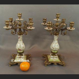 Świecznik pałacowy barokowy kandelabr Świecznik pałacowy barokowy kandelabr