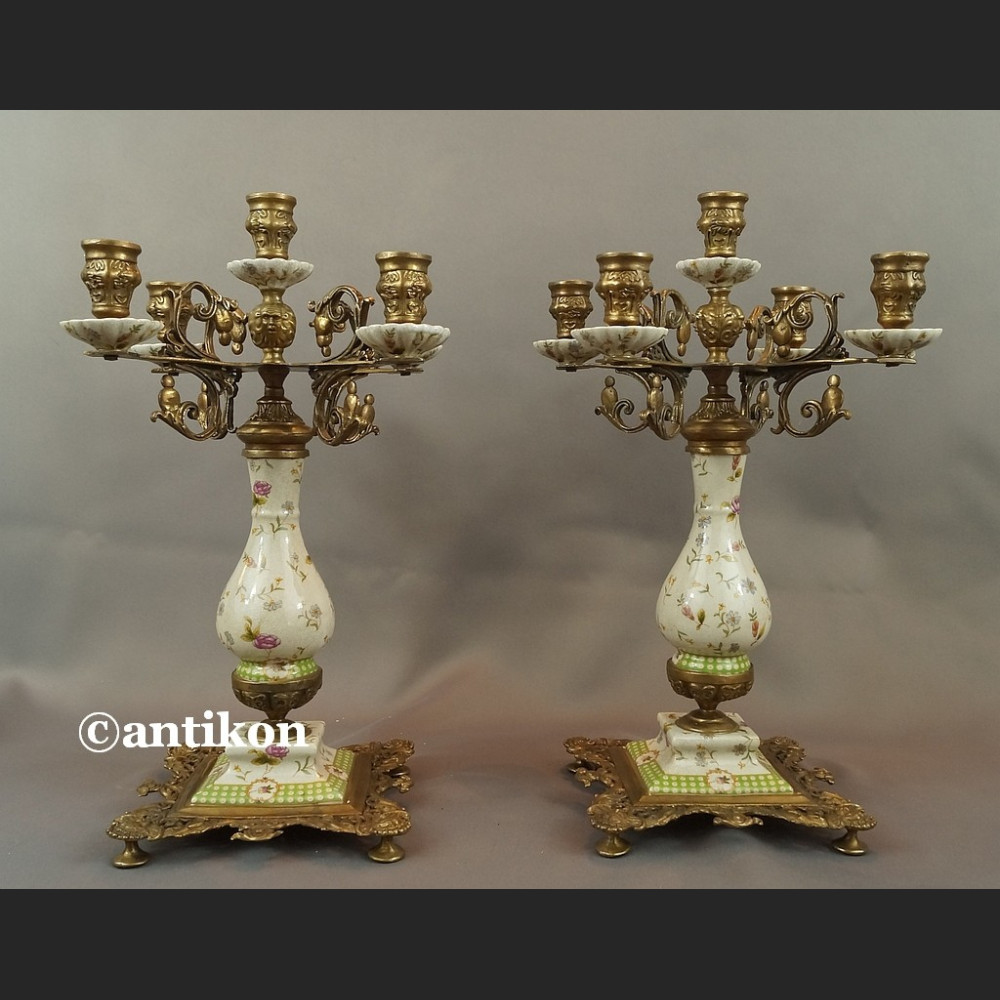 Świecznik pałacowy barokowy kandelabr Świecznik pałacowy barokowy kandelabr