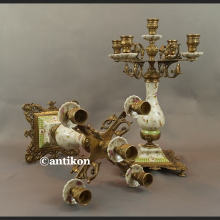 Świecznik pałacowy barokowy kandelabr Świecznik pałacowy barokowy kandelabr