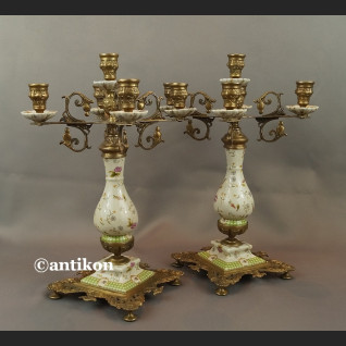 Świecznik pałacowy barokowy kandelabr