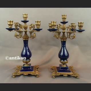 Kandelabr barokowy Świecznik pięcioramienny