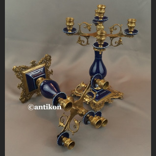 Kandelabr barokowy Świecznik pięcioramienny