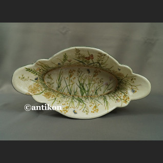 Żardiniera secesyjna piękna patera z ważkami 