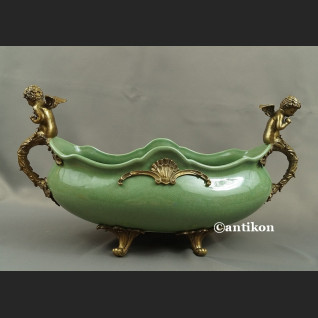 Żardiniera wielka patera secesyjna  Żardiniera wielka patera secesyjna