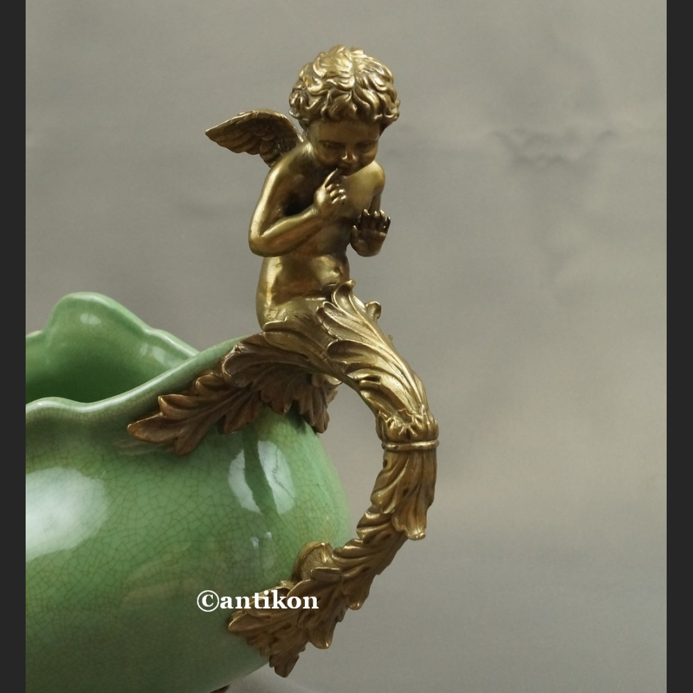 Żardiniera wielka patera secesyjna  Żardiniera wielka patera secesyjna