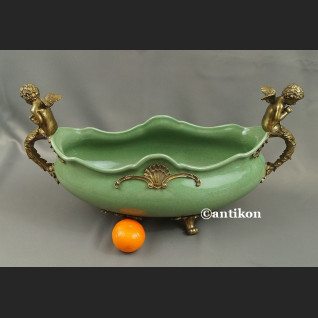 Żardiniera wielka patera secesyjna  Żardiniera wielka patera secesyjna