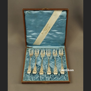 Widelczyki do ciasta platerowane stare