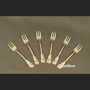 Widelczyki do ciasta platerowane stare