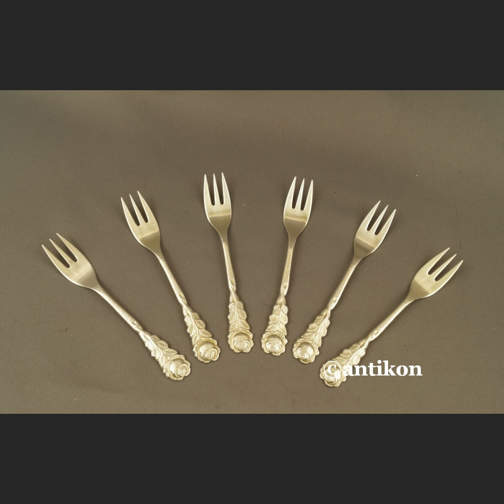 Widelczyki do ciasta platerowane stare