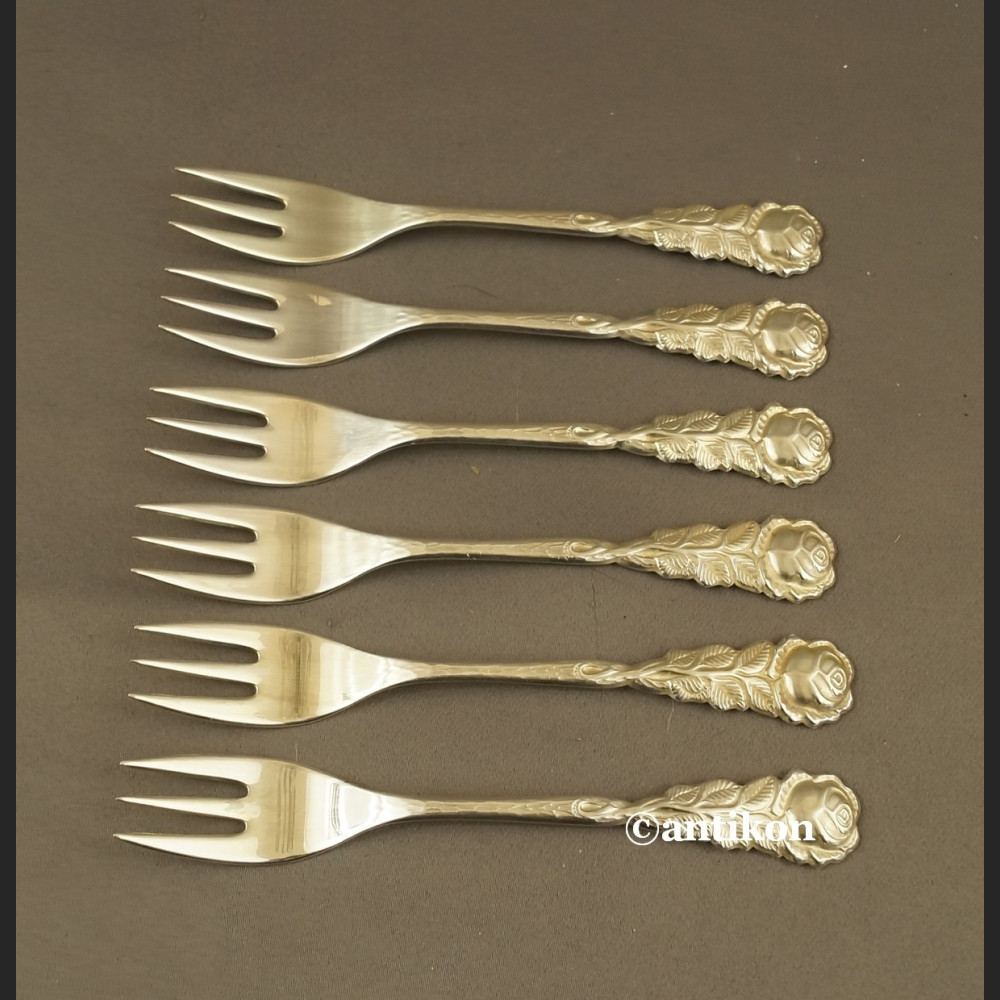 Widelczyki do ciasta platerowane stare