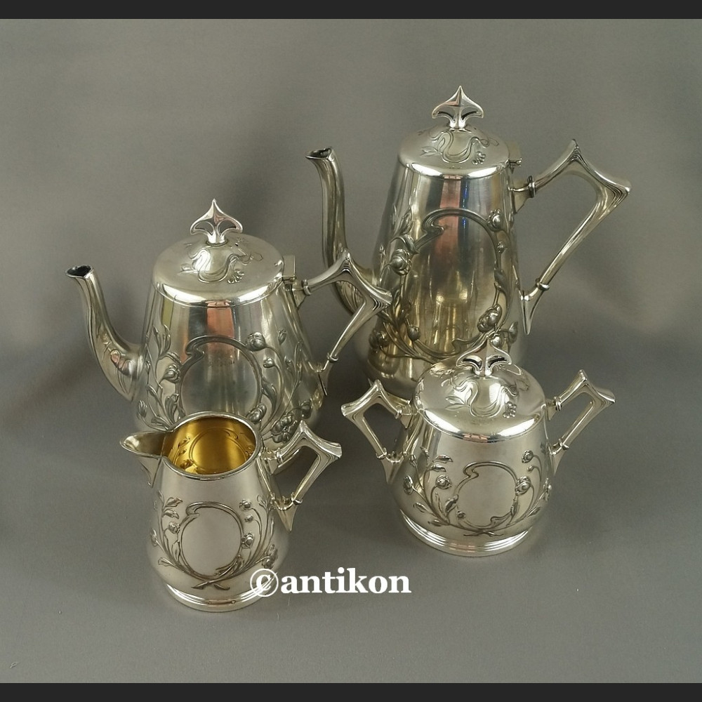 Serwis WMF secesyjny posrebrzany Serwis WMF secesyjny posrebrzany