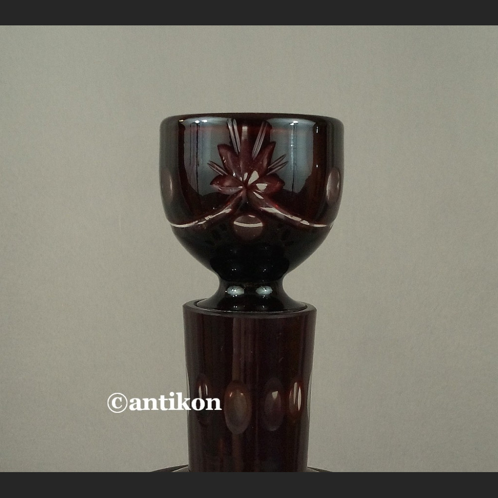 Zestaw do nalewek stare szkło karafka 