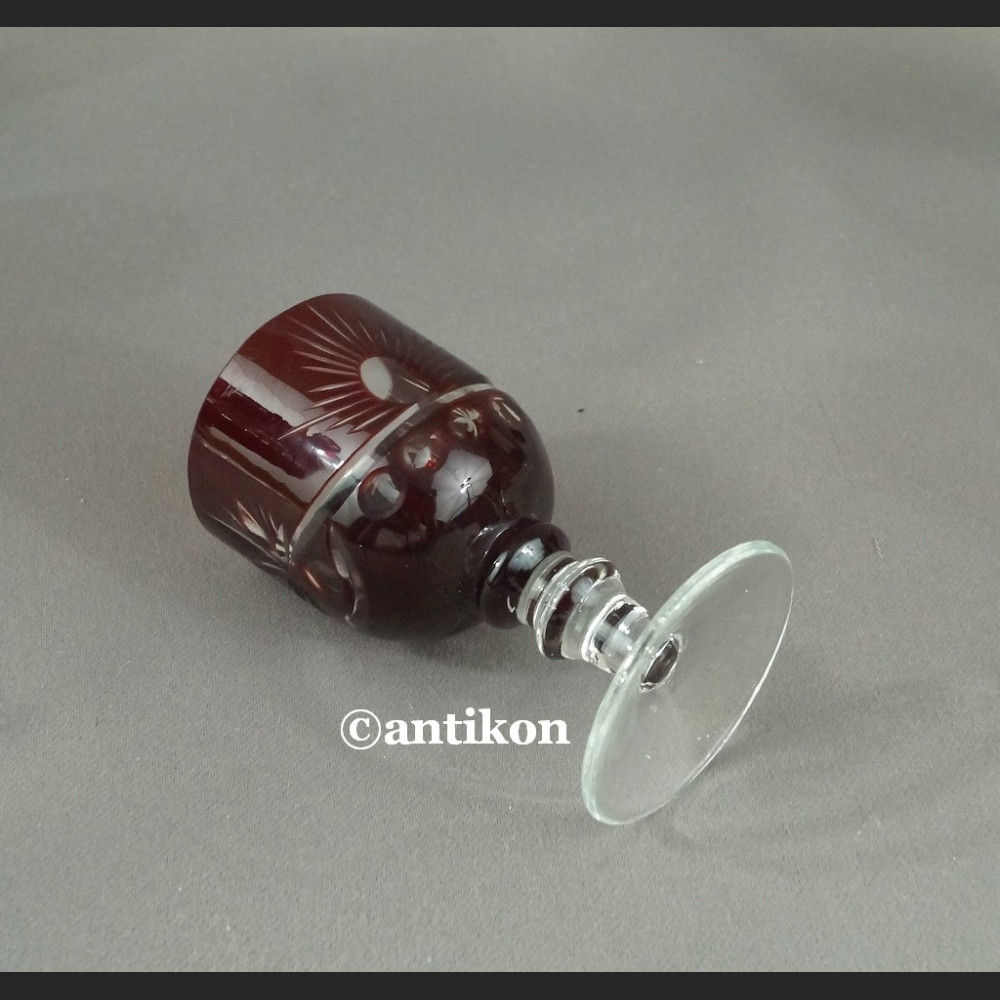 Zestaw do nalewek stare szkło karafka 